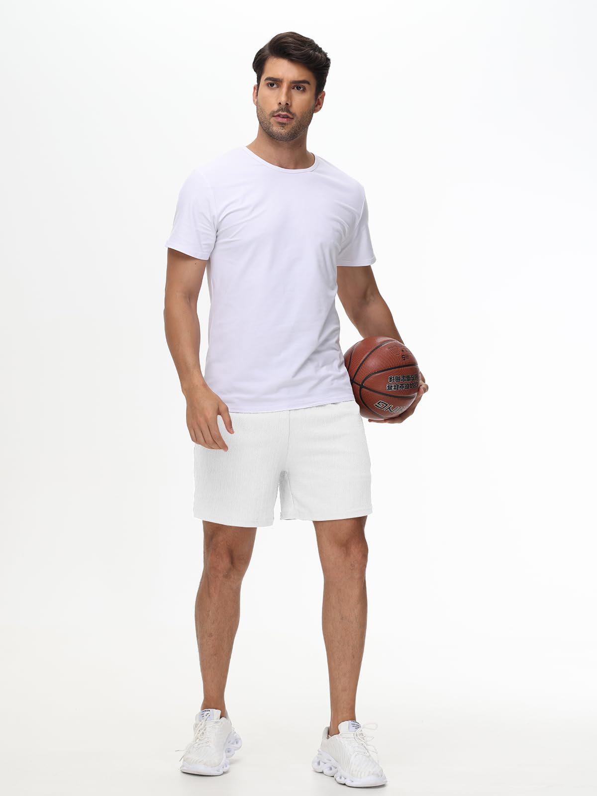 TRFIC Men's 2-Pack Double Layer Running Shorts, Breathable Workout Gym Training Athletic Jogger Shorts with Phone Pockets‌ - Image 4