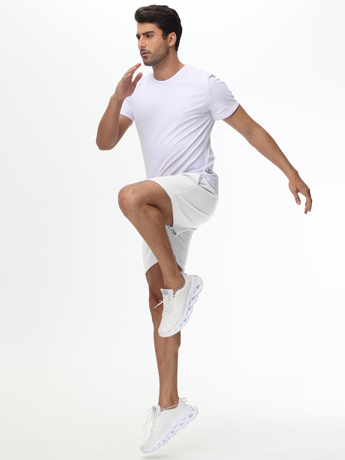 TRFIC Men's 2-Pack Double Layer Running Shorts, Breathable Workout Gym Training Athletic Jogger Shorts with Phone Pockets‌ - Image 5