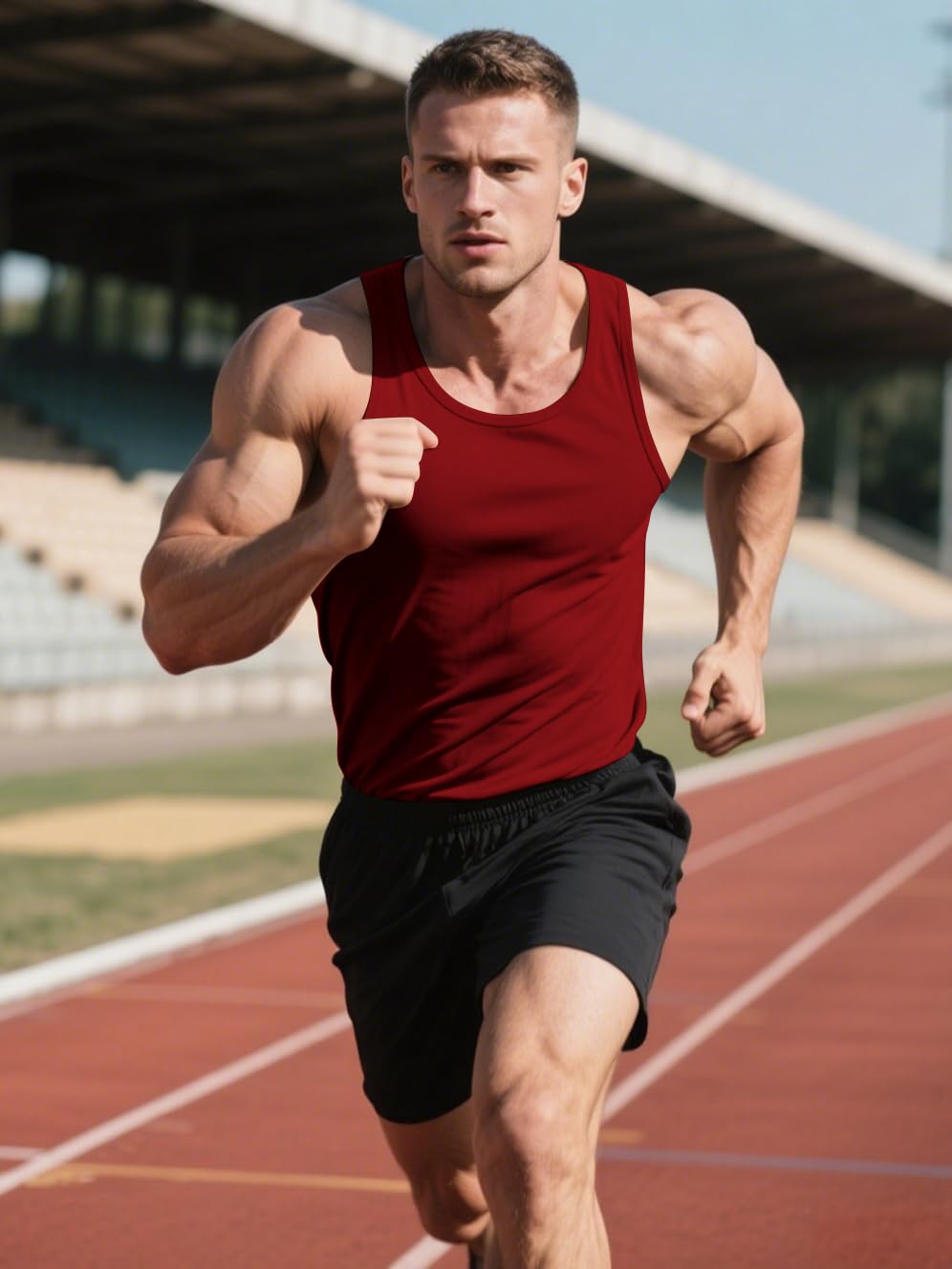 TRFIC Men's Workout Tank Top Casual Soft Sleeveless Gym Muscle Shirts Bodybuilding Tee - Image 3