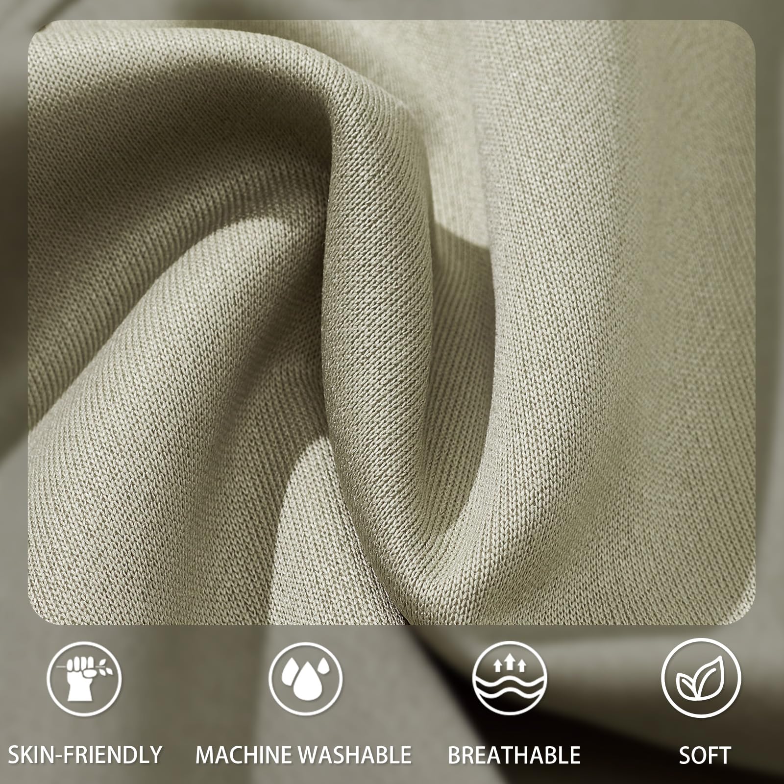 TRFIC Mens Quarter Sweatshirt Casual Long Sleeve Polo Collar Quilted Sweatshirt Striped Button Pullover Shirts - Image 5